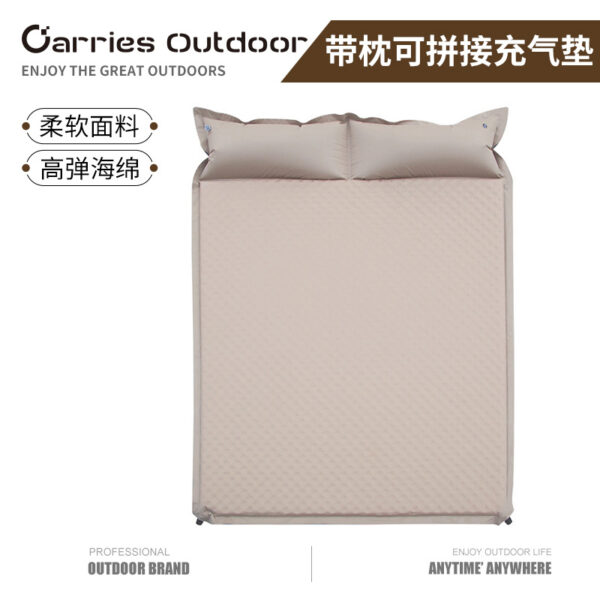 New outdoor camping automatic air mattress camping tent sleeping pad 3-4 double air mattress bed tent floor mat