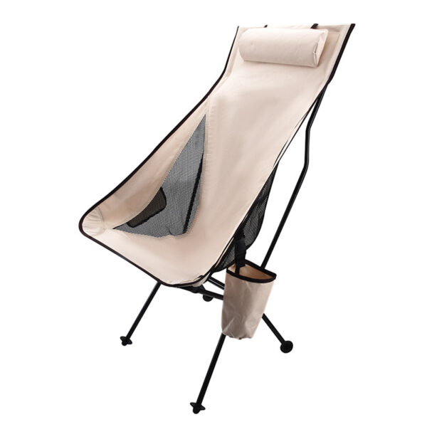 moon chair, aluminum alloy moon chair, folding high back, reclining outdoor reclining outdoor reclining chair, stall chair, fishing chair, camping