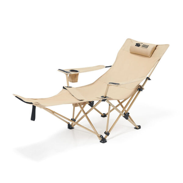 Birch and outdoor folding loungers, portable storage, fishing, camping, adjustable deck chairs with footrests