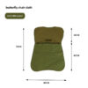 Small butterfly chair chair cloth army green