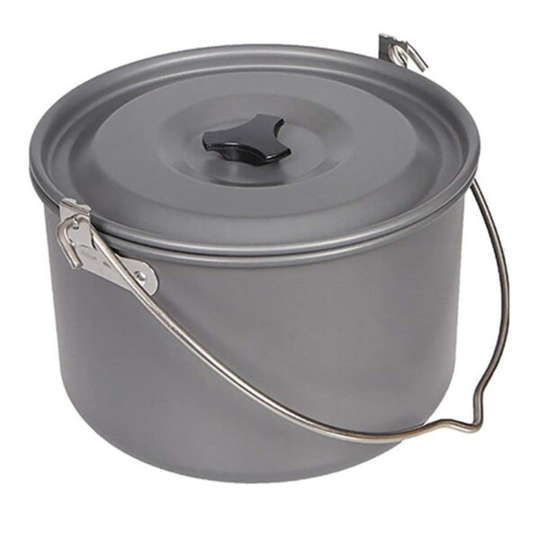 4.5L Large Capacity Hanging Pot, Outdoor Pot, Camping Hanging Pan, Camping Hanging Pot, Portable Marching Pot, Picnic Hanging Pot