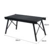 Black IGT table (without stove)