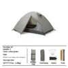 Outdoor hiking tent (detachable inside and out) olive green