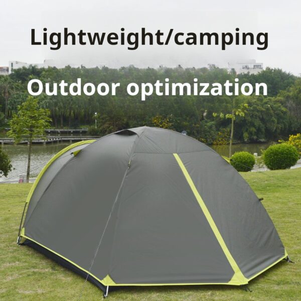 Outdoor Camping Hand Set Up Light Tent Double Layer Rain and Sun Protection Camping Tour 2-3-4 Tent