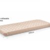 Single polka dot air mattress bed