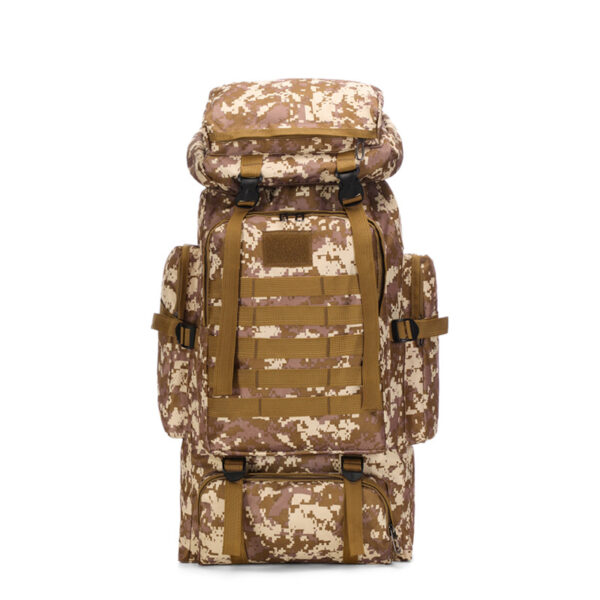 80L Large Capacity Waterproof Camouflage Mountaineering Bag Casual Tactical Backpack Outdoor Sports Hiking Backpack