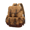 Khaki with dark brown